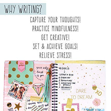 Load image into Gallery viewer, STMT DIY Journaling Set by Horizon Group USA, Personalize & Decorate Your Planner/Organizer/Diary with Stickers,Gems,Glitter Frames,Glitter Clips,Magnetic Bookmarks,Tassel Keychain & More.Pen Included