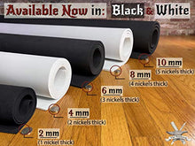 Load image into Gallery viewer, EVA Foam Cosplay - 6mm Thick (2mm to 10mm) - Black or White - Large 35" x 59" Sheet - Ultra High Density 85 kg/m3 - by The Foamory