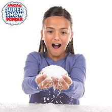 Load image into Gallery viewer, Amazing Super Snow Powder By Be Amazing! Toys - Faux Snow - Makes Over 2 Gallons Of Artificial Snow - Includes Plastic Bucket, Shovel & Mess-Free Play Mat - Non-toxic Snow For Kids – Ages 4+