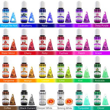 Load image into Gallery viewer, Alcohol Ink Set - 24 Vibrant Colors Alcohol-based Ink for Resin Petri Dish Making, Epoxy Resin Painting - Concentrated Alcohol Paint Color Dye for Resin Art, Tumbler Making, Painting - 24 x 10ml/.35oz