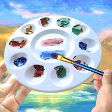 Load image into Gallery viewer, Hulameda 8ps-Paint Tray Palettes, Paint Pallet, Paint Holder, Painting Palette, Plastic Palette, Paint Tray Pallets for Kids to Painting or Have a Birthday Painting Party