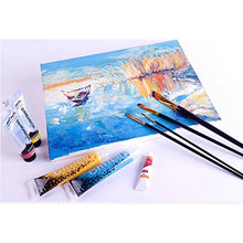 Load image into Gallery viewer, Lasten 21 Pcs Artist Paint Brush Set for Acrylic Watercolor Oil Gouache Painting, Professional Paint Brushes Nylon Hair Paint Brushes with Palette Knife Sponge and Storage Case