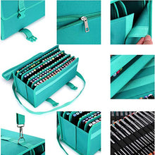 Load image into Gallery viewer, NIUTOP 171 Slots Marker Pen Case Markers Carrying Bag Holder for Alcohol Marker and Art Sketch Marker, Permanent Paint Marker, Dry Erase Marker, Repair Marker Pen, Color Highlighter(Green)