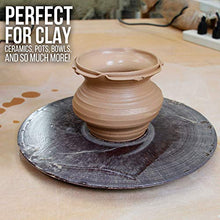 Load image into Gallery viewer, U.S. Art Supply - 11" Round Plastic Pottery Wheel Bats, Set of 2 - Durable, Balanced Bat for Use Spinning Clay & Making Ceramics - Design to Only Fit U.S. Art Supply Pottery Wheel