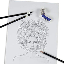 Load image into Gallery viewer, Tombow 51523 MONO Drawing Pencil Set, Assorted Degrees, 12-Pack. Professional Quality Graphite Pencil Set with Eraser and Sharpener