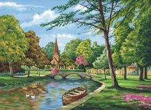 Load image into Gallery viewer, Royal & Langnickel Painting by Numbers Large Canvas Painting Set, Church by The River