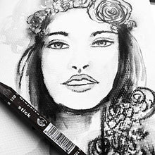 Load image into Gallery viewer, Dainayw Graphite Stick Set - Water Soluble - 4B 6B 10B, Art Drawing Supplies for Sketch & Shading Pencils, Artist Sketching - 3 Pcs