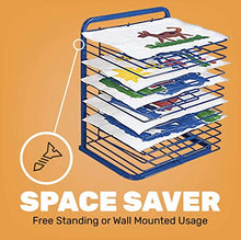 Load image into Gallery viewer, Marvel Education Co. Economy Drying Rack - 2 3/4 x 17 x 25 - Blue