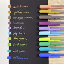 Load image into Gallery viewer, Sakura Gelly Roll Moonlight 10 Pack, 06 Fine point, Earth & Jewel Tone Colors, Opaque Gel Pens, Creamy Smooth Ink, Writes on Dark Paper