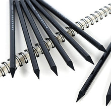 Load image into Gallery viewer, Artist Charcoal Sticks 24 PCS Professional Manga Non-wood Woodless Sketch Drawing Charcoal Pencil Black / Graphite / Soft