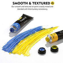 Load image into Gallery viewer, Magicfly Professional Oil Paint Set, 40 Tubes (18ml/0.6oz) including Classic, Metallic Gold, Silver & 3 White Colors, Rich Vibrant, Non-Toxic Oil Paints for Canvas Painting, Oil Paint Supplies for Artist, Kids and Beginners