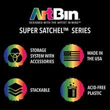 Load image into Gallery viewer, ArtBin 6828AG Paint Storage Tray, Art & Craft Supply Storage, Super Satchel System Accessory, Wall Mountable 21 Compartment Paint Organizer, White