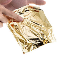Load image into Gallery viewer, Bememo 100 Sheets Imitation Gold Leaf for Arts, Gilding Crafting, Decoration, 5.5 by 5.5 Inches