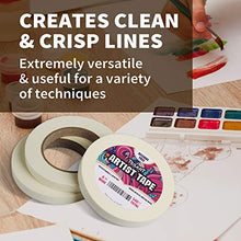 Load image into Gallery viewer, TSSART 3 Pack White Artist Tape - Masking Artists Tape for Drafting Art Watercolor Painting Canvas Framing - Acid Free 0.6inch Wide 540FT Long Total