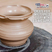 Load image into Gallery viewer, U.S. Art Supply - 11" Round Plastic Pottery Wheel Bats, Set of 2 - Durable, Balanced Bat for Use Spinning Clay & Making Ceramics - Design to Only Fit U.S. Art Supply Pottery Wheel