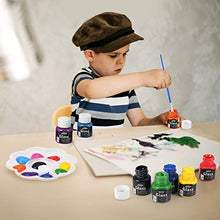Load image into Gallery viewer, Glass Paint, Stained Glass Paint, Glass Color Paint for Wine Bottle, Light Bulbs and Ceramic (12 Colors x 0.84 fl.oz)