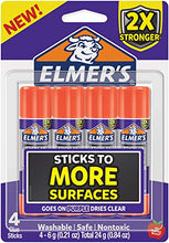Load image into Gallery viewer, Elmer’s Extra Strength School Glue Sticks, Washable, 6 Gram, 4 Count