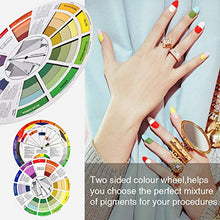 Load image into Gallery viewer, JimKing Creative Color Wheel, Paint Mixing Learning Guide Art Class Teaching Tool for Makeup Blending Board Chart Color Mixed Guide Mix Colours (9.25inch)