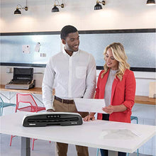 Load image into Gallery viewer, Fellowes 5736606 Laminator Saturn3i 125, 12.5 inch, Rapid 1 Minute Warm-up Laminating Machine, with Laminating Pouches Kit , Silver, Black