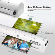 Load image into Gallery viewer, Thermal Laminator Machine for A3/A4/A6, Laminating Machine with Two Roller System, New Upgrade,Faster Warm-up, Quicker Laminating, for Home and Office Use, with 30 Pouches (A3 laminator)
