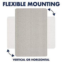 Load image into Gallery viewer, Quartet Bulletin Board for Walls, Fabric, 3' x 2', Frameless Pin Board, Fiberboard, Display Board, Oval Office, Home Office Decor or Home School Organization Board, Vertical/Horizontal, Gray (7683G)