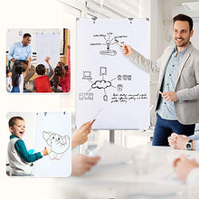 Load image into Gallery viewer, Mobile Whiteboard Easel MAKELLO Dry Erase White Board Rolling on Wheels, Height Adjustable, 36X24 inches