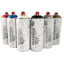 Load image into Gallery viewer, Montana Cans Marble Effect Spray Paint 400mL Set of 6 Main Colors