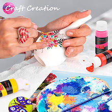 Load image into Gallery viewer, Acrylic Paint Set, Caliart 24 Vivid Colors (59ml, 2oz) Art Craft Paint Supplies for Canvas Wood Ceramic Rock Painting, Rich Pigments Non Toxic Paints for Kids Beginners Students Adults Artist Painter