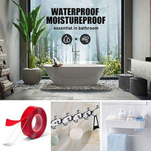 Load image into Gallery viewer, Double Sided Tape 2 Pack Heavy Duty - 3/4"10' Acrylic Clear Strong Adhesive Waterproof Removable Double Sided Mounting Tape for Carpet Fix, Home Office Wall Decor, DIY Crafts, Car Glass Decor