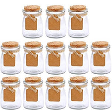 Load image into Gallery viewer, Brajttt 30Pcs Glass Favor Jar With Cork Lids,Multifunctional,Great Decoration(100 ML,3.4OZ)