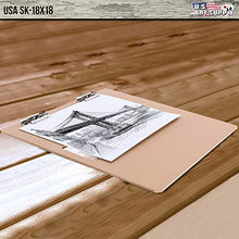 Load image into Gallery viewer, U.S. Art Supply 18" x 18" Artist Sketch Tote Board - Great for Classroom, Studio or Field Use
