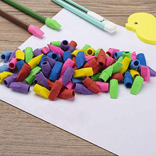 Load image into Gallery viewer, Sooez Pencil Erasers, 90 Pack Pencil Top Erasers & 6 Pack Pink Erasers, Cap Erasers Eraser Tops Pencil Eraser Toppers Erasers Studying Supplies for Teachers Pencil Erasers