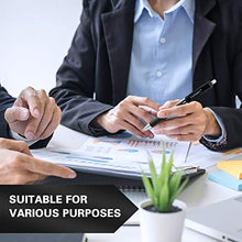 Load image into Gallery viewer, Tanmit Gel Pens Retractable Black Ink Rollerball Pens, Fine Point Ballpoint Writing Pen for Office - 0.5mm Tips with Comfort Grip (18-Pack)