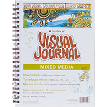 Load image into Gallery viewer, Strathmore 460-19 500 Series Visual Mixed Media Journal, Vellum, 9"x12", White, 34 Sheets