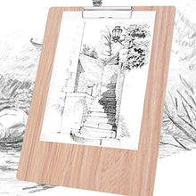 Load image into Gallery viewer, GLOGLOW Artist Sketch Board, Black 8K Wooden Sketch Board Water Proof Travel Painting Board Student Drawing Writing Board Art Supply for Classroom Studio or Field Use