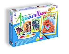 Load image into Gallery viewer, Sentosphère 3900698 "Aquarellum Junior Dogs Painting Set