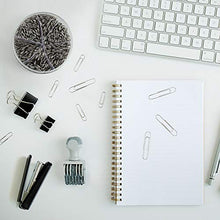 Load image into Gallery viewer, 700 Paper Clips,Medium and Jumbo Size,Paperclips for Office School and Personal Use(28 mm,33mm,50 mm) (Silver)