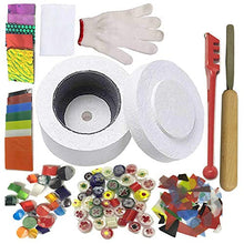 Load image into Gallery viewer, Microwave Kiln and DIY Fusing Glass Jewelry Set - Professional Simple Making DIY Jewelry Glass Fusing Tools Set