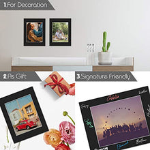 Load image into Gallery viewer, Golden State Art, Pack of 50 Black Pre-Cut 11x14 Picture Mat for 8x10 Photo with White Core Bevel Cut Mattes Sets. Includes 50 Acid-Free Bevel Cut Mats & 50 Backing Board & 50 Clear Bags