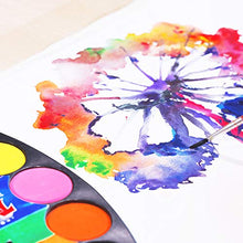 Load image into Gallery viewer, TBC The Best Crafts 12 Colors Watercolor Cake, Artist Paint Palette with Paint Brush, Educatioanl School Art Supplies for Kids, Early Learning Art Tools for Kids