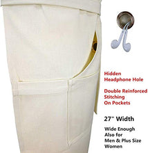 Load image into Gallery viewer, Sturdy Thick Professional Artist Apron, Cross Back + Fasten/Quick Release Buckle + 6 Pockets with 1 Zipper Pocket + 2 Towel Loops For Artist Kitchen, Adjustable M to XXL, 27"X31" - 100% Cotton Canvas