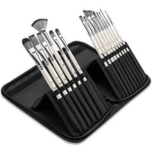 Load image into Gallery viewer, Artist Paint Brushes for Acrylic Painting, Watercolor and Gouache – Painting Brush Set – Acrylic and Watercolor Brushes