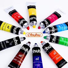 Load image into Gallery viewer, Ohuhu Oil Paint Set, 24 Oil-Based Colors, Artists Paints Oil Painting Set, 12ml x 24 Tubes Great Back To School Mother's Day Gifts Ideal