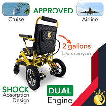 Load image into Gallery viewer, 2020 Limited Edition Remote Control Foldable Electric Wheelchair Mobility Aid Lightweight Motorized Power Wheelchairs (17.5" Wide)