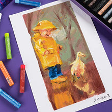 Load image into Gallery viewer, Paul Rubens Oil Pastels, 48 Colors Oil Pastel + 3 White Soft and Vibrant, Suitable for Artists, Beginners, Students, Kids Art Painting Drawing