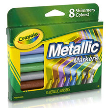 Load image into Gallery viewer, Crayola Metallic Markers, 8 Count