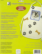 Load image into Gallery viewer, Jacquard Inkjet Fabric Sheets 8.5inX11in 10/Pkg-100% Cotton Percale