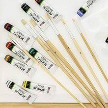 Load image into Gallery viewer, US Art Supply 33 Piece Custom Artist Acrylic Painting Set with Table Easel, Paint, Canvas and Accessories