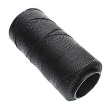 Load image into Gallery viewer, The Beadsmith Knot It Waxed Polyester Cord, 1mm Diameter, 144 Meter Spool (472 feet) (Black)