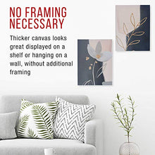 Load image into Gallery viewer, U.S. Art Supply 11" x 14" Gallery Depth 1-1/2" Profile Stretched Canvas 3-Pack - Acrylic Gesso Triple Primed 12-Ounce 100% Cotton Acid-Free Back Stapled Pouring Art